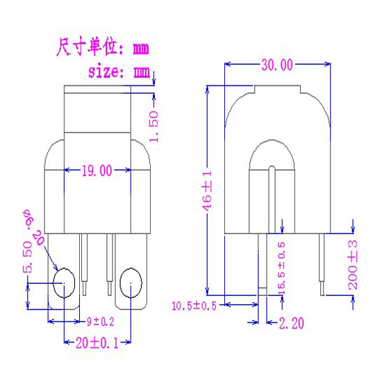 抗直流电流互感器 JSDCT-7013 10(60)A/5mA