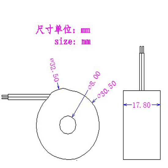 抗直流电流互感器 JSDKL046 5(80)A/2mA