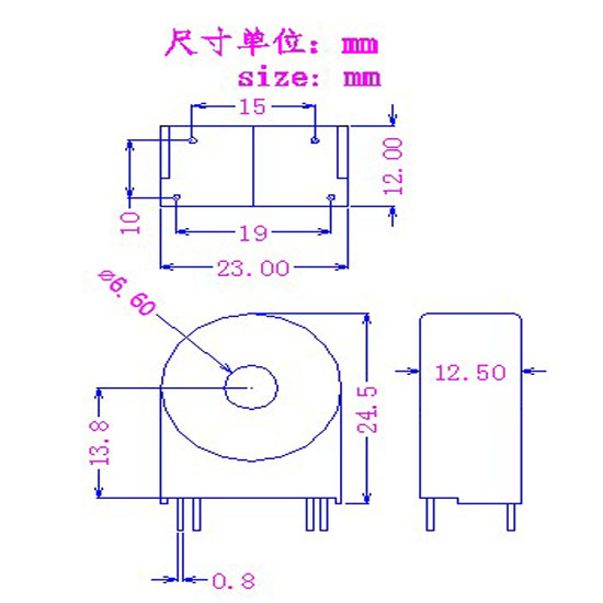 交流电流互感器 JSCT-5  5(40)A/5mA