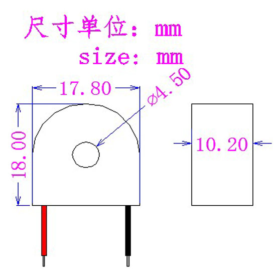 交流电流互感器 MCT-5  5(20)A/5mA