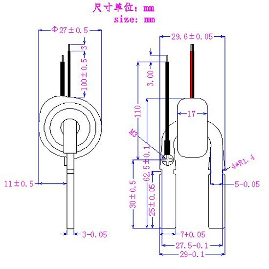 current transformer(AC) CL710N99-6 10(120)A/10mA