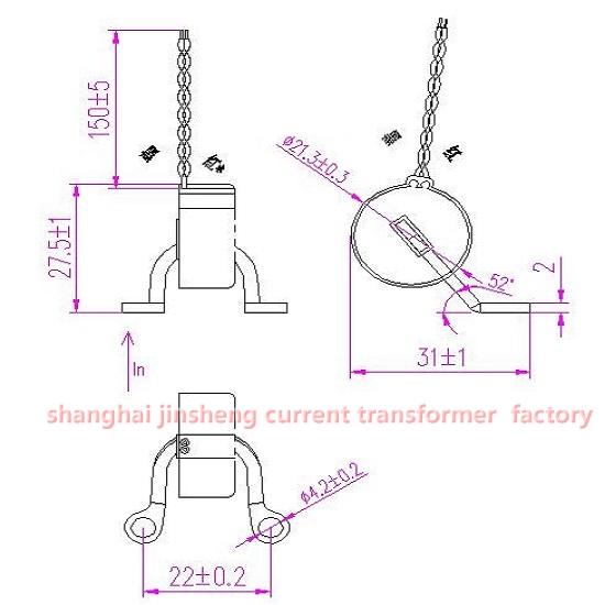 交流电流互感器  JSMCT5508  1(10)A/0.4mA