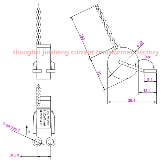 current transformer  JSMCT5690  1(20)A/0.4mA